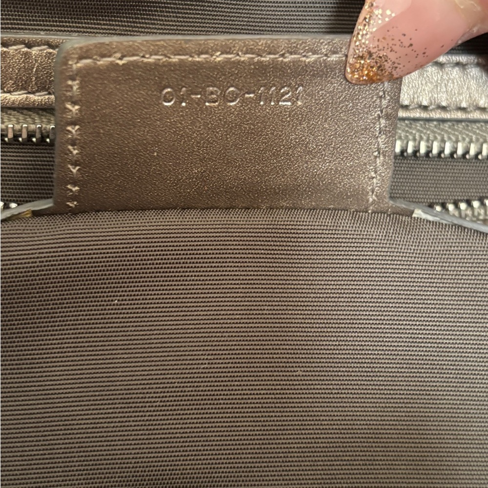 Authentic Grey Christian Dior Panarea Tote with Charm - Picture 8 of 13